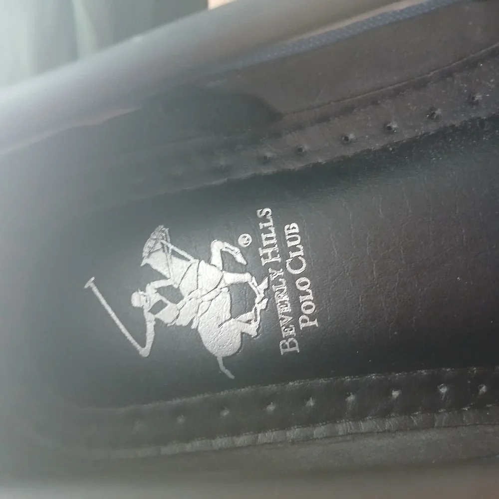 Beverly Hills Polo Club Longwood Loafers‎ 10 Black Slip On Driving Mocs BP921970